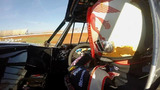 Clint Bowyer makes laps around The Dirt Track