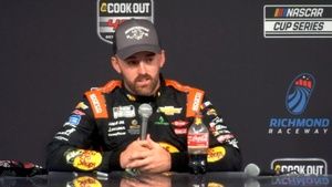 Austin Dillon 'too tired to be angry' after Richmond victory
