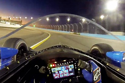 VIDEO: el Aeroscreen de IndyCar en pruebas de noche