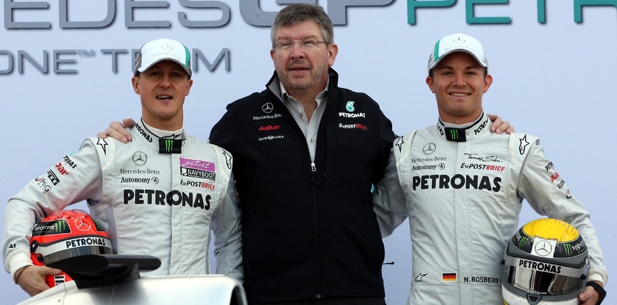 Brawn cautious on speed of new Mercedes Brawn cautious on speed of new Mercedes