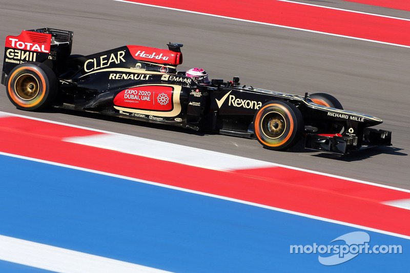 Lotus is top-ten on qualifying for the US GP