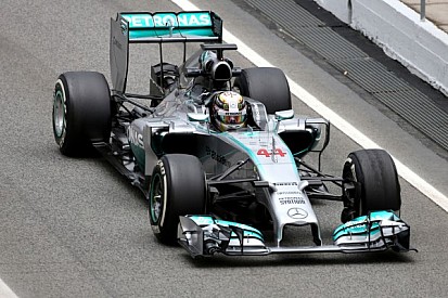 Barcelona test - Day 1 - Mercedes AMG Petronas