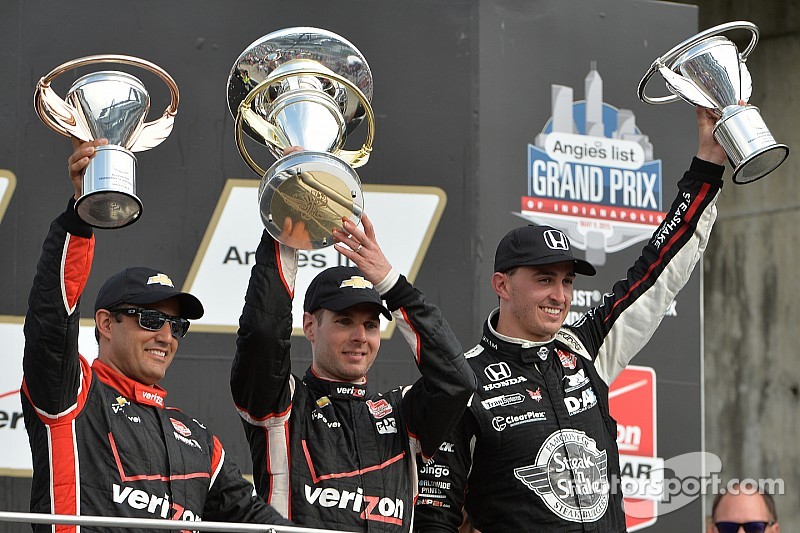 Power vence a Rahal y gana el GP de Indy