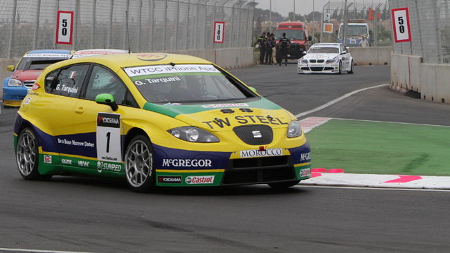 Gabriele Tarquini... tra semafori e bandiere gialle