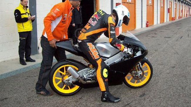 Il prototipo KTM per la Moto3 è già in pista