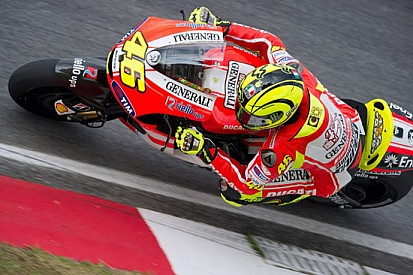 La spalla costa ancora circa tre decimi a Valentino