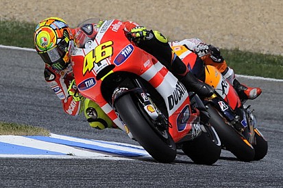 Rossi confida nella stabilità in staccata della Ducati