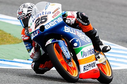 Estoril, Libere 1: Vinales svetta con la pista umida