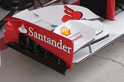 La Ferrari si concentra sulle paratie dell'ala anteriore
