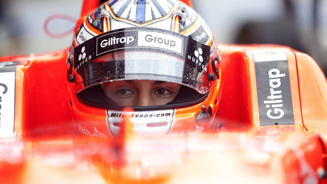 Evans al lavoro a Magny-Cours con la nuova GP3