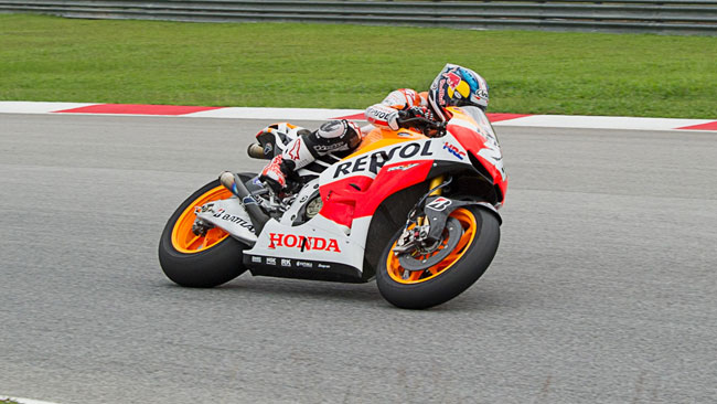 Pedrosa ha affinato anche il set-up per il bagnato