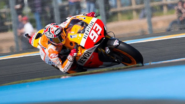 Marc Marquez in pole per un soffio a Le Mans