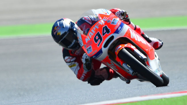 Jonas Folger prova a tornare in pista ad Aragon