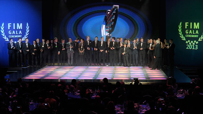 Premiati i campioni delle due ruote al Galà FIM 2013
