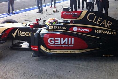 Ecco Maldonado al debutto sulla Lotus E22!