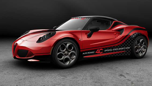 L'Alfa Romeo 4C nuova Safety Car ufficiale!