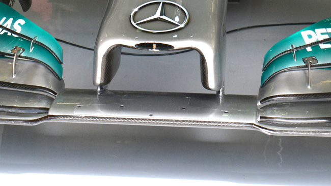 Mercedes: sarà più corto il muso W05 misterioso!