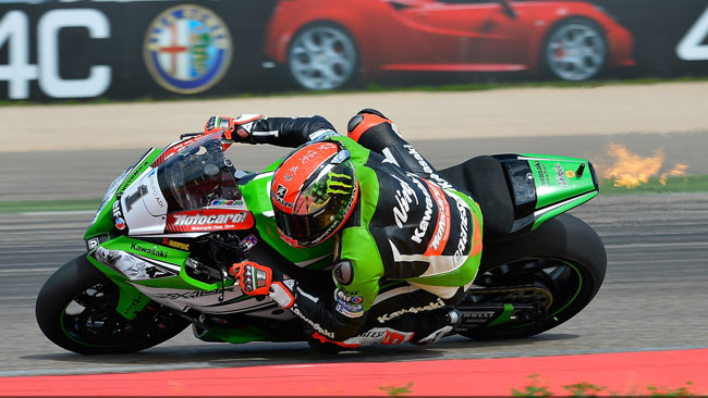 Aragon, Superpole: Sykes guida la doppietta Kawasaki