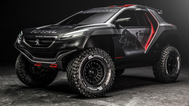 Ecco la Peugeot 2008 DKR a due ruote motrici!
