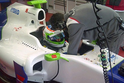 Simona De Silvestro gira a Fiorano sulla Sauber C31