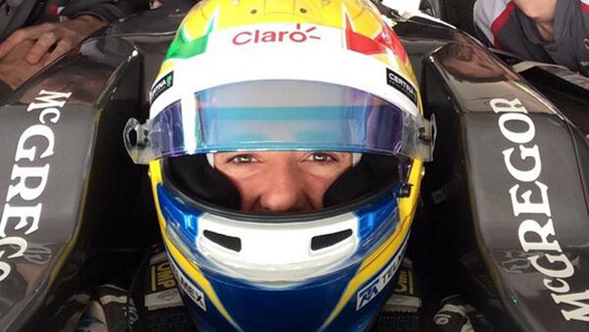 Gutierrez a Fiorano per il filming day Sauber