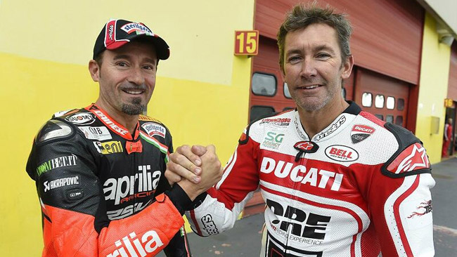 Biaggi e Bayliss: quando la passione non passa mai