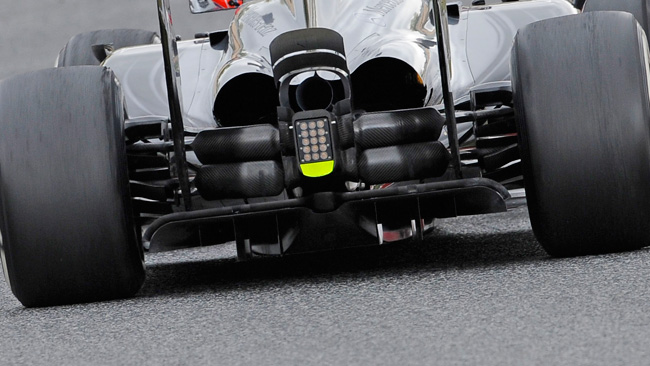 McLaren: diffusore posteriore e brake duct nuove