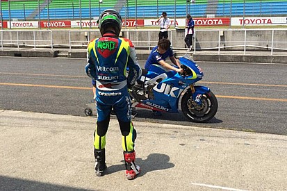Laverty ha provato la Suzuki MotoGp ad Okayama