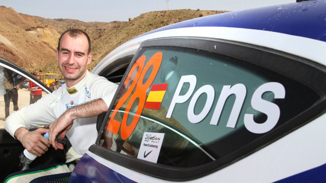 Xevi Pons ad Ypres con una Ford Fiesta R5