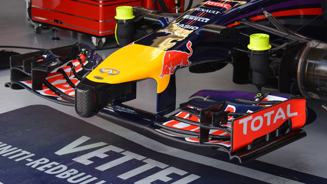 Red Bull con un muso meno resistente sulla RB10