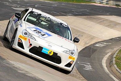 Francesco Fanari al via della 24 Ore del Nurburgring