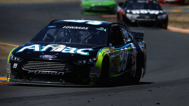 Prima vittoria su uno stradale per Carl Edwards
