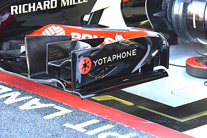 Lotus: modificata la bandella laterale della E22