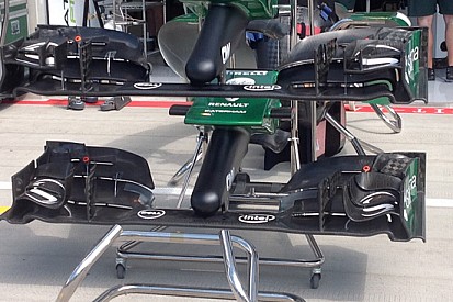 La Caterham a Spa con un muso tipo Williams?