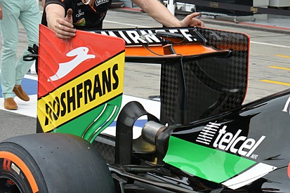 Force India: niente soffiaggi orizzontali sulle paratie