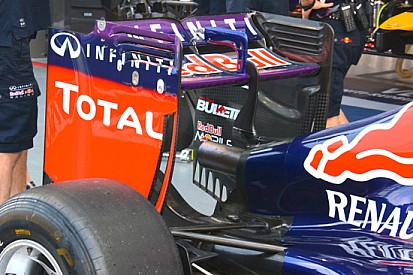 Red Bull: ala posteriore con lo slot più largo