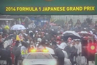Gp Giappone: bandiera rossa al secondo giro