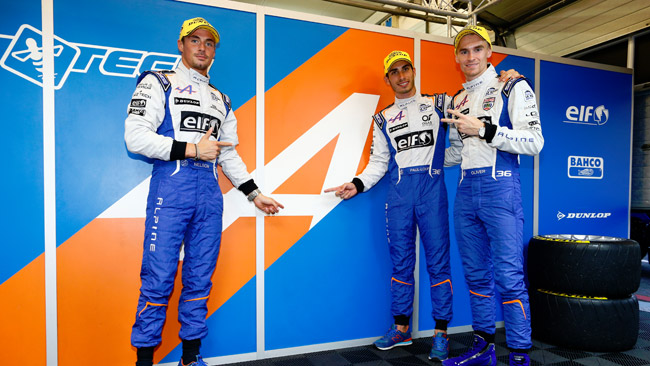 Grande festa in casa Alpine per il titolo della ELMS