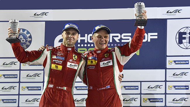 Gimmi Bruni e Toni Vilander campioni GTE-Pro!