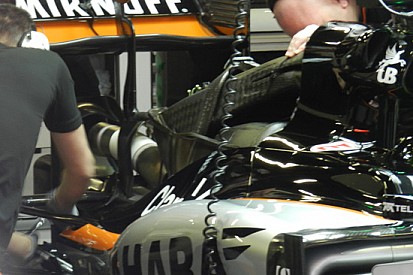 Force India: è diversa l'installazione del Mercedes