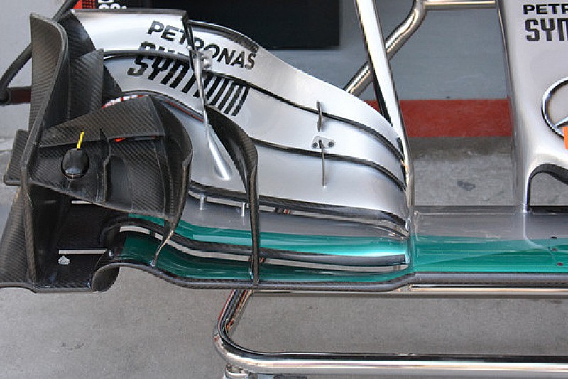 Mercedes: l'ala nuova era pensata per il prossimo Gp