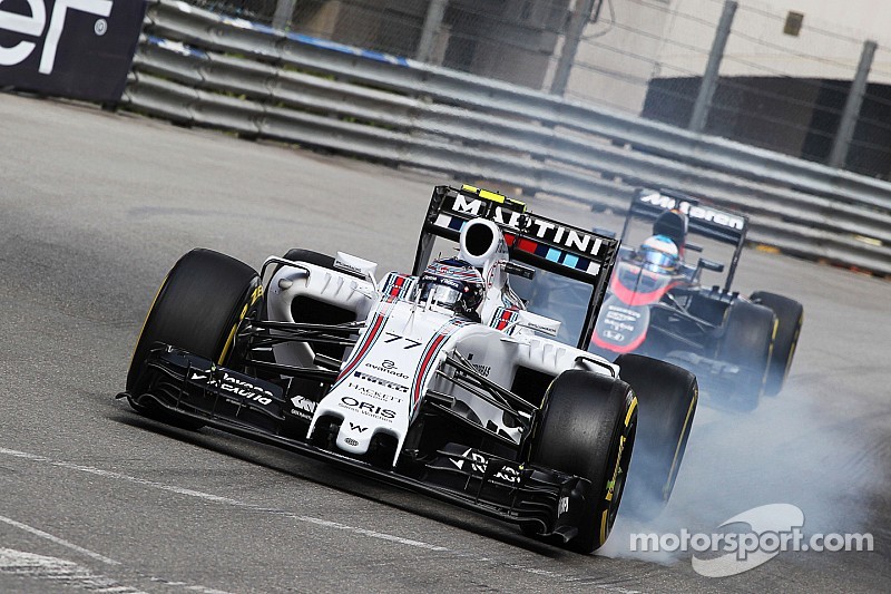 Williams regrette qu'il ait plu ce jeudi à Monaco