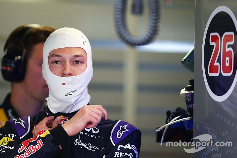 Kvyat fue reprendido por incidente en la práctica 1