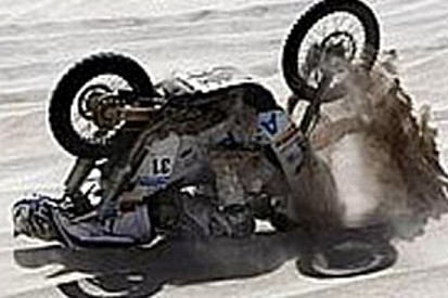 Dakar 2010: 6^ tappa, cade Luca Manca, è grave