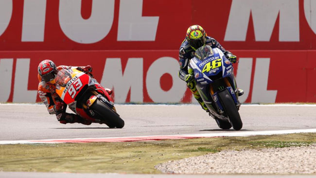 Contatto Assen: Marquez e Rossi restano agli antipodi