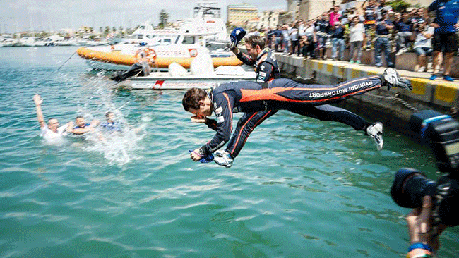 Hyundai in festa anche per Neuville: terzo!