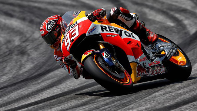 Barcellona, Libere 1: è Honda con Marquez e Pedrosa