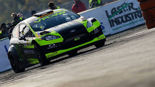 Ben 24 WRC al via del Monza Rally Show 2014