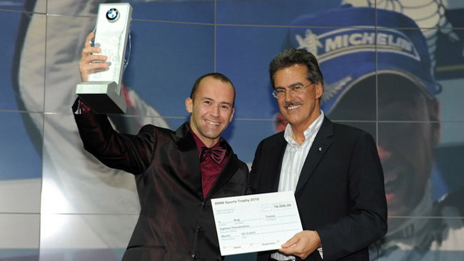 Biagi premiato tra i migliori piloti BMW del 2010
