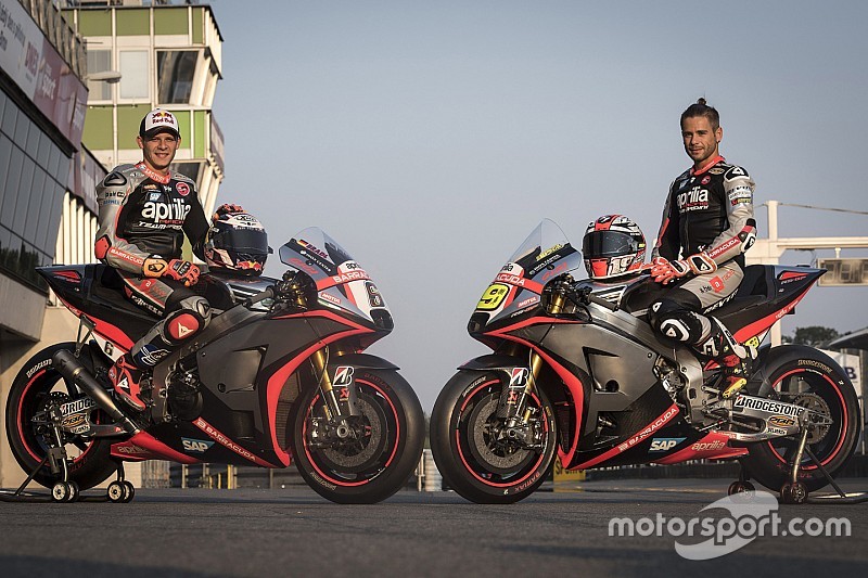 Per la prima volta entrambe le Aprilia RS-GP a punti